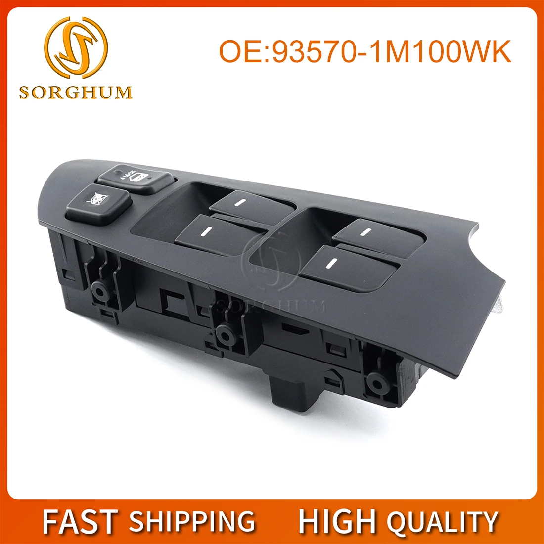 

Sorghum 93570-1M100WK Front Left Power Window Lifter Switch For Hyundai For Kia Forte Cerato 2010-2013 93570-1M100 935701M100