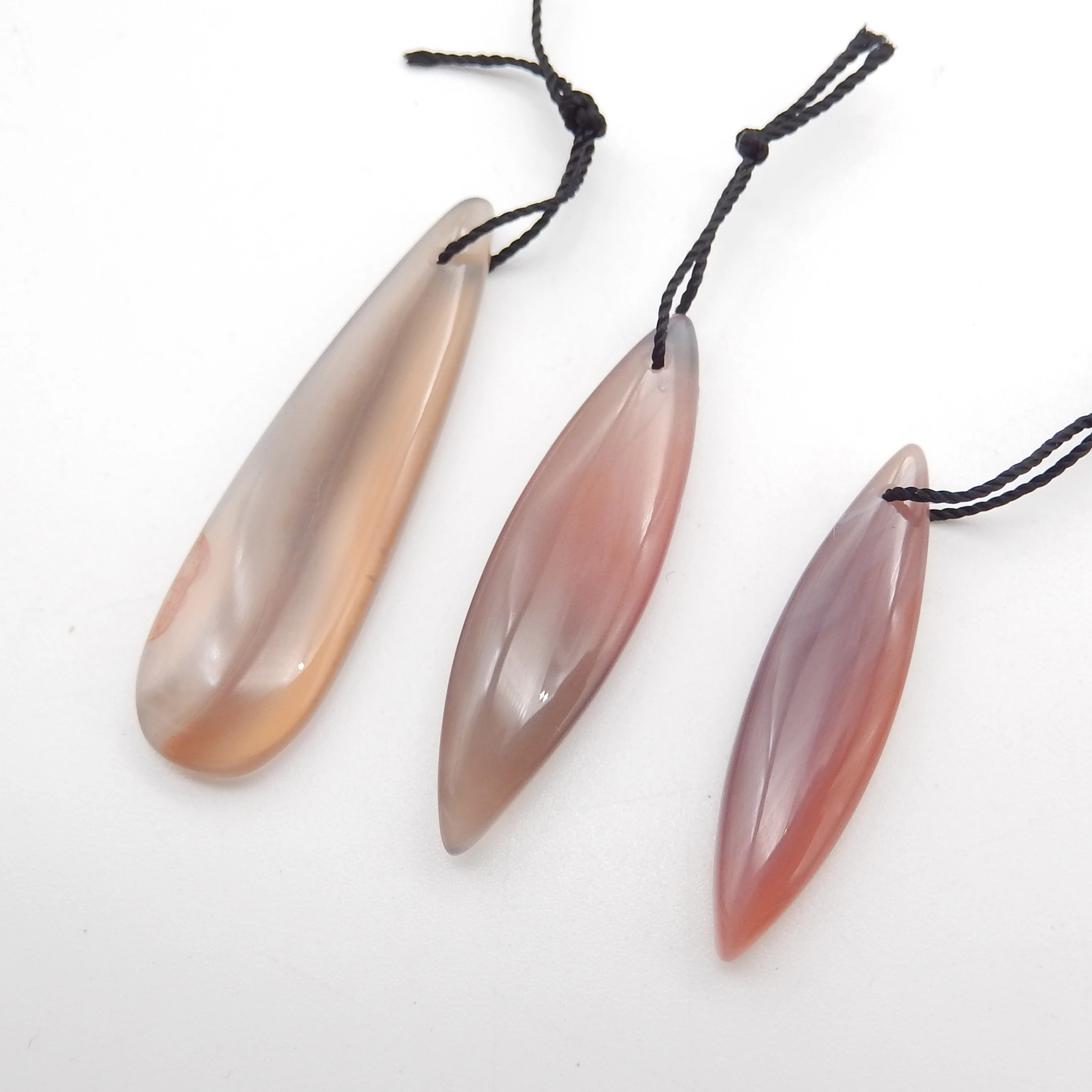 3 шт. полосатые агатные модные бусины драгоценные ювелирные украшения ожерелья