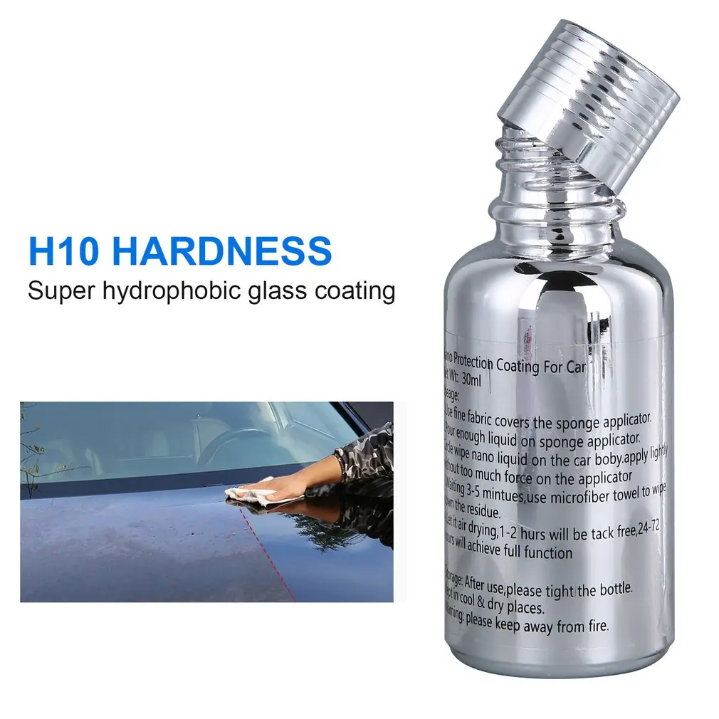 Nano 9H Car Ceramic Coating Paint Sealant Protection Crystal Super Hydrophobic High Gloss Shiny Car Coating Kit