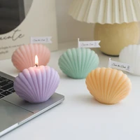 3d marine shell silicone scallop soap mold handmade home craft decoration diy shell candle mold aromatherapy candle plaster mold