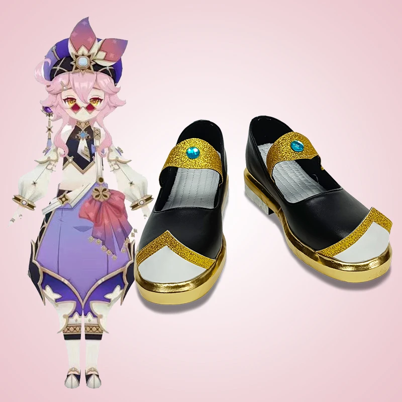 

Туфли Genshin Impact Dori женские черные, обувь для косплея аниме «лолита», реквизит для девушек, проектные аксессуары