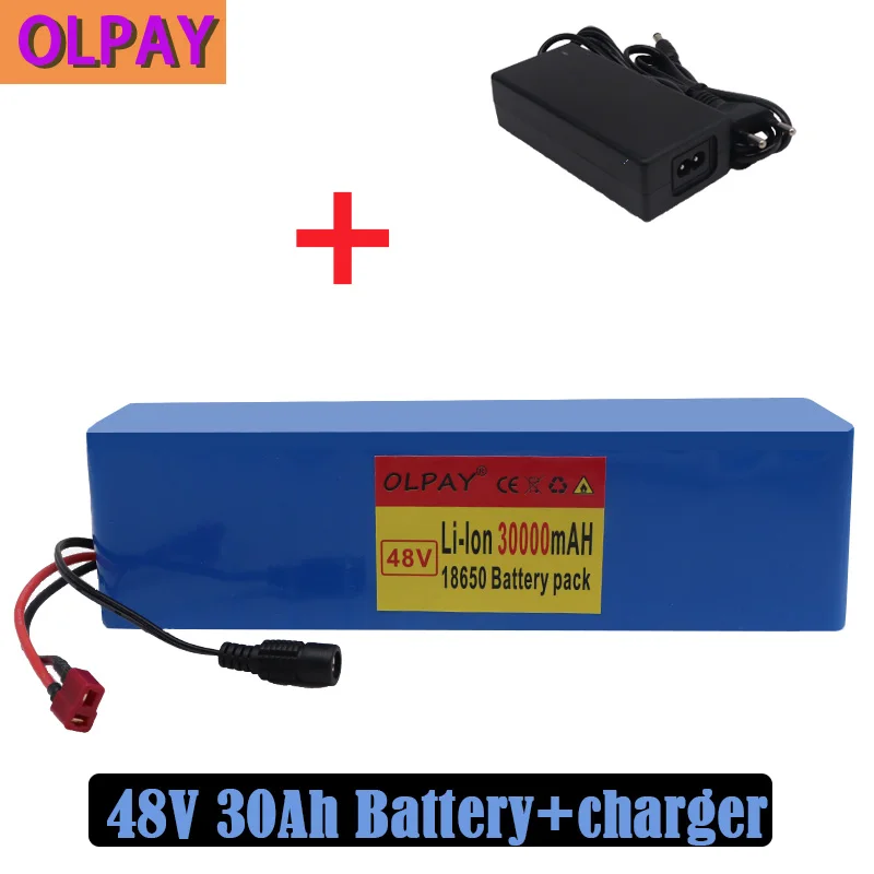 

48v lithium ion battery 48v 30Ah 1000w 13S3P Lithium ion Battery Pack For 54.6v E-bike Electric bicycle Scooter with BMS+charger