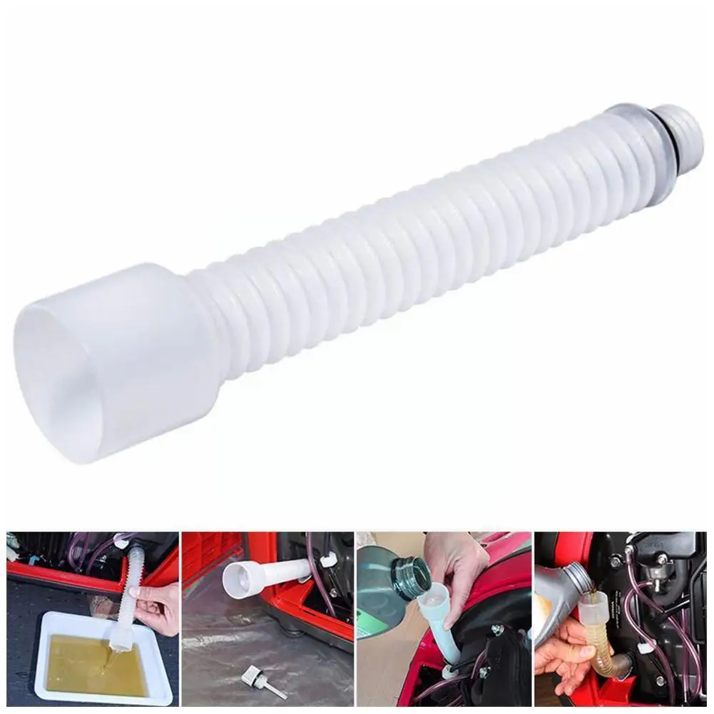 

Flexible Oil Change Funnel Parts Motor Generator Refueling Tool Filter Pipe Accessories Practical Stretchy Compression V6U7
