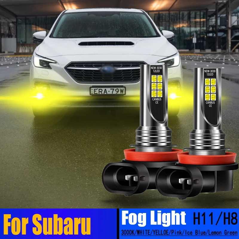 Светодиодные передние противотуманные светильник ры H8 H11 H16 для Subaru Forester 2013-2019 WRX