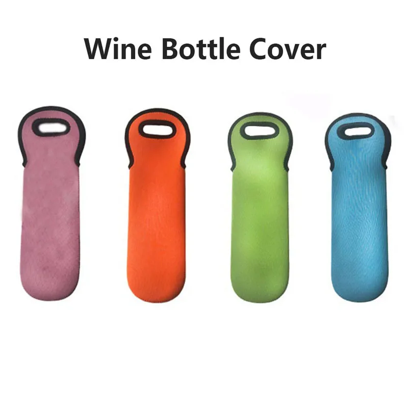 

1pcs Bottles Neoprene Wine Bottle Freezer Bag Cooler Wine-bottle Bag Protect