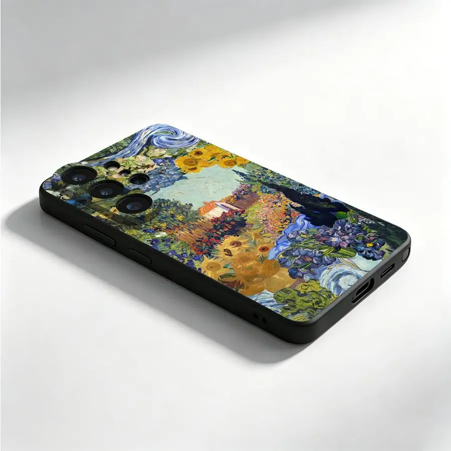 Фото Чехол для телефона Van Gogh Floral Garden для Samsung Galaxy A23 A52 A36 A05 A37 A06 A25 A16 A73 A51 A57 A15 A53 A17 A55 A50 A41 №5