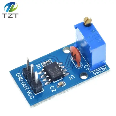 TZT 1/2/5 шт. NE555 модуль генератора импульсов с регулируемой частотой импульсный модуль