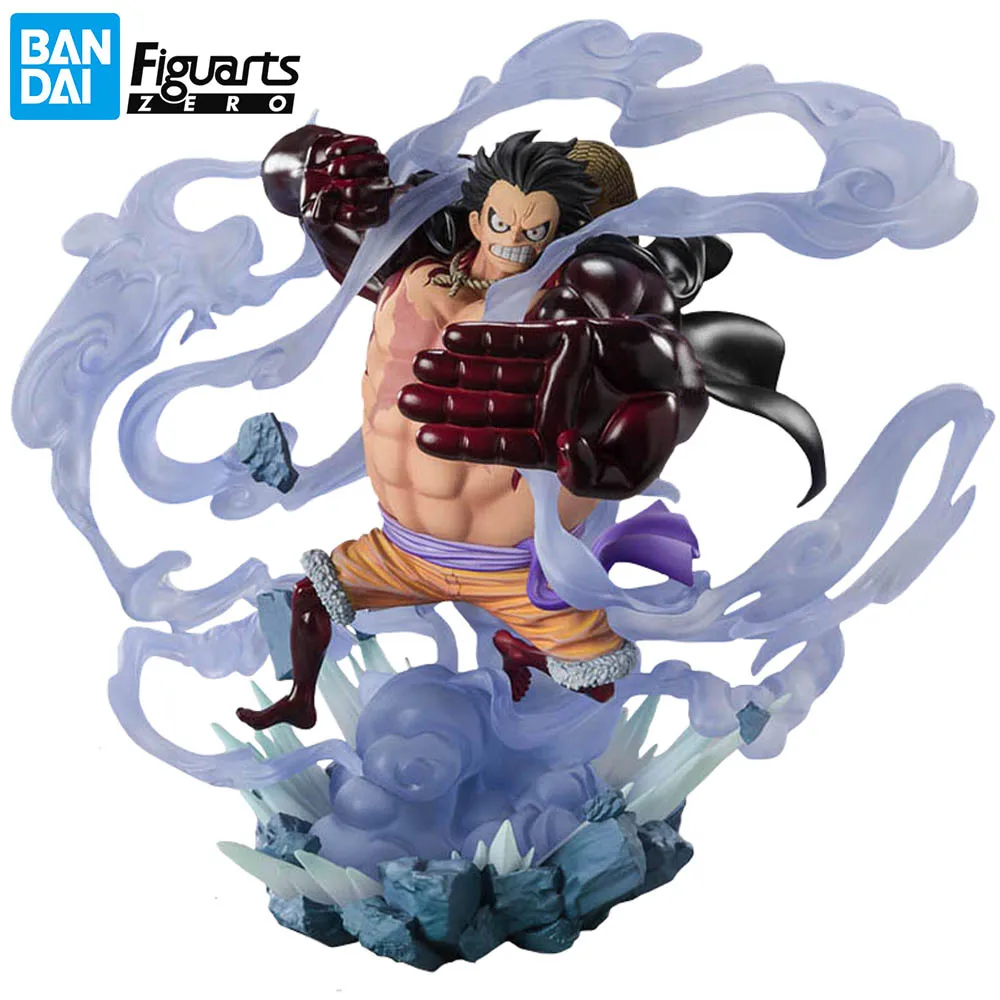

Bandai Figuarts Zero One Piece Monkey D. Luffy Gear 4 Anime Figure Extra Battle of Monsters on Onigashima Action Model Toys