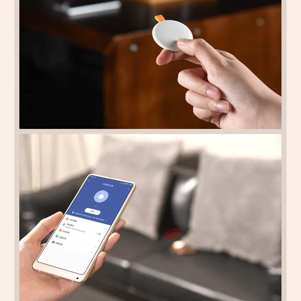 Фото Смарт-трекер Ranres, беспроводной, с функцией защиты от потери, Bluetooth 5,0 №4