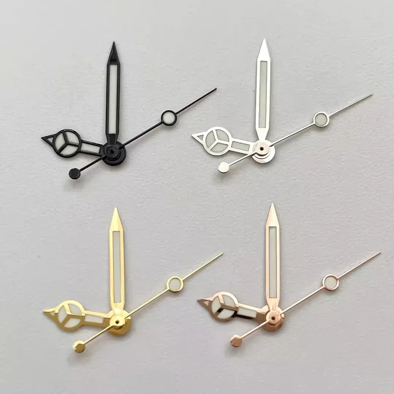 7 75*12 мм*13 мм Часы Nh36 Зеленые светящиеся Nh35 Оранжевые стрелки Детали часов Ручная