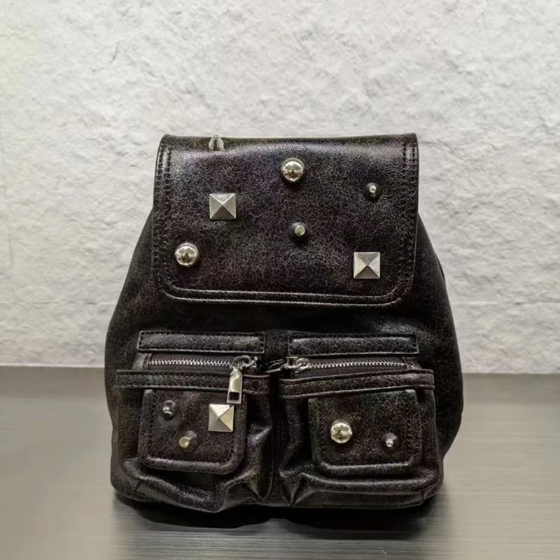 Винтажные рюкзаки для женщин Роскошные Дизайнерские Сумочки кошельки новинка 2024