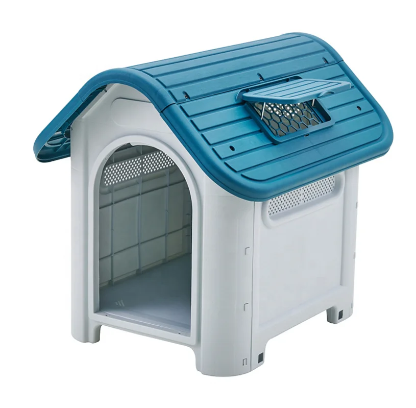 

High-Quality PP Insulated Removable Rainproof Ventilate Puppy Shelter Luxury Dog Outdoor House Carrier Crate Pet Supplies