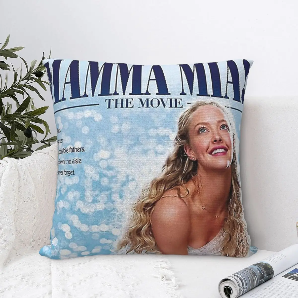 Наволочка для подушки с мотивом фильма мама Mia чехол наволочка наволочки