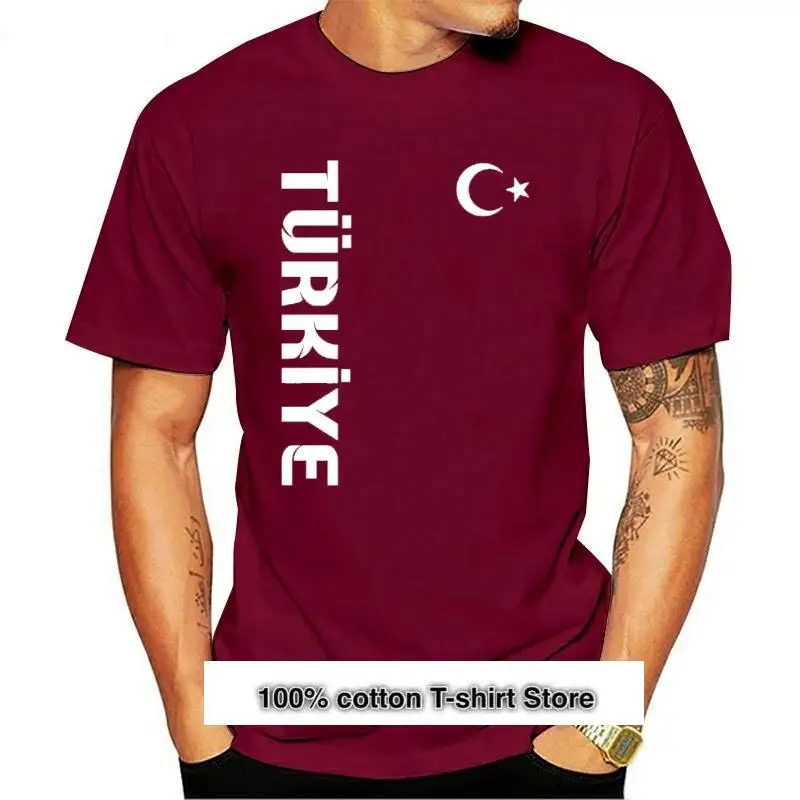 

Camiseta a la moda para hombre, camiseta Турция, Jersey Look Team Name & NR 2020, camiseta informal, 2020