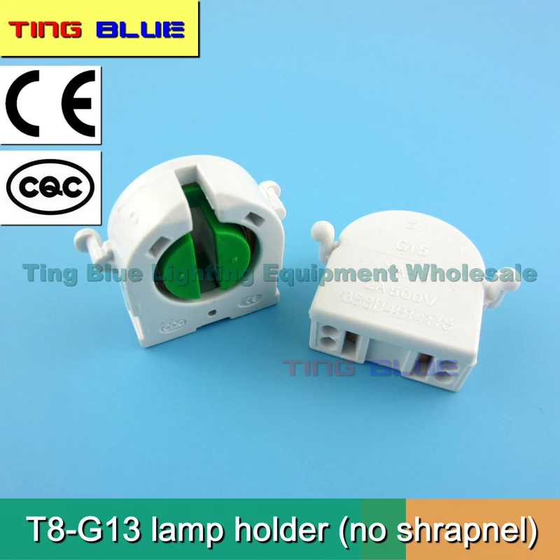 

(20pcs) T8 fluorescent lamp holder G13 grille light LED light Home appliance lighting card holder 12-250V N22004/N22005