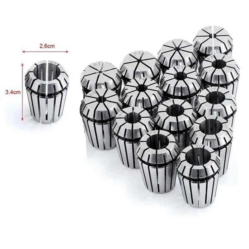 

ER25 Spring Collet Set ER25 1-16MM Accuracy Spring Collet Chuck For CNC Engraving Machine & Milling Lathe Tool Holder