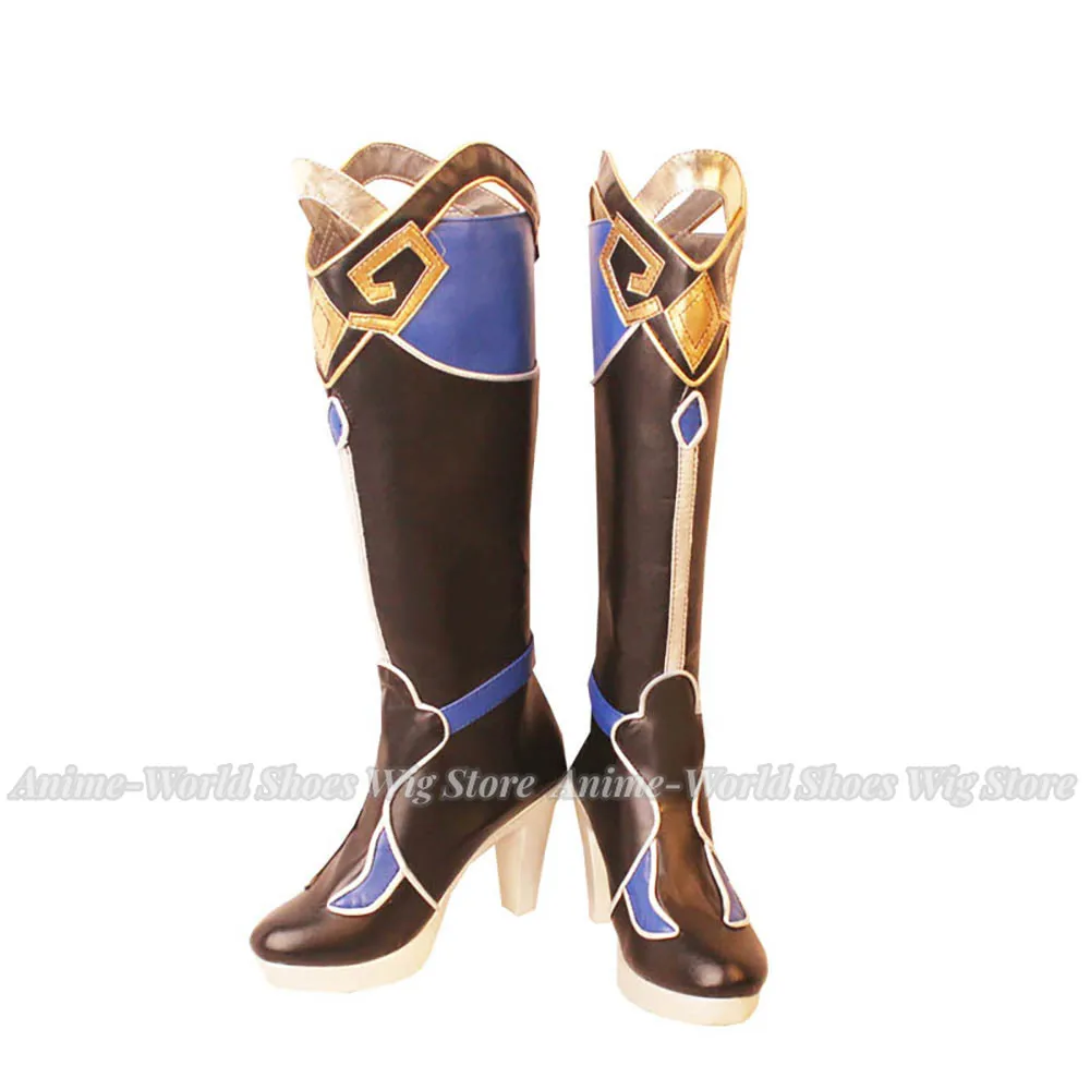 Игра Honkai: Star Rail Jingliu Сапоги для косплея Туфли на высоком каблуке заказ Любой