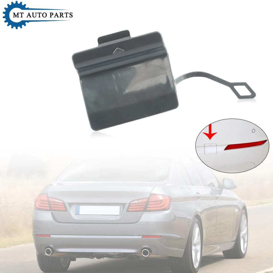 

MTAP For BMW 520 525 530 535 F10 F18 2011 2012 2013 Rear Bumper Towing Hook Cover Trim Cap Rear Tow Hauling Eye Cover