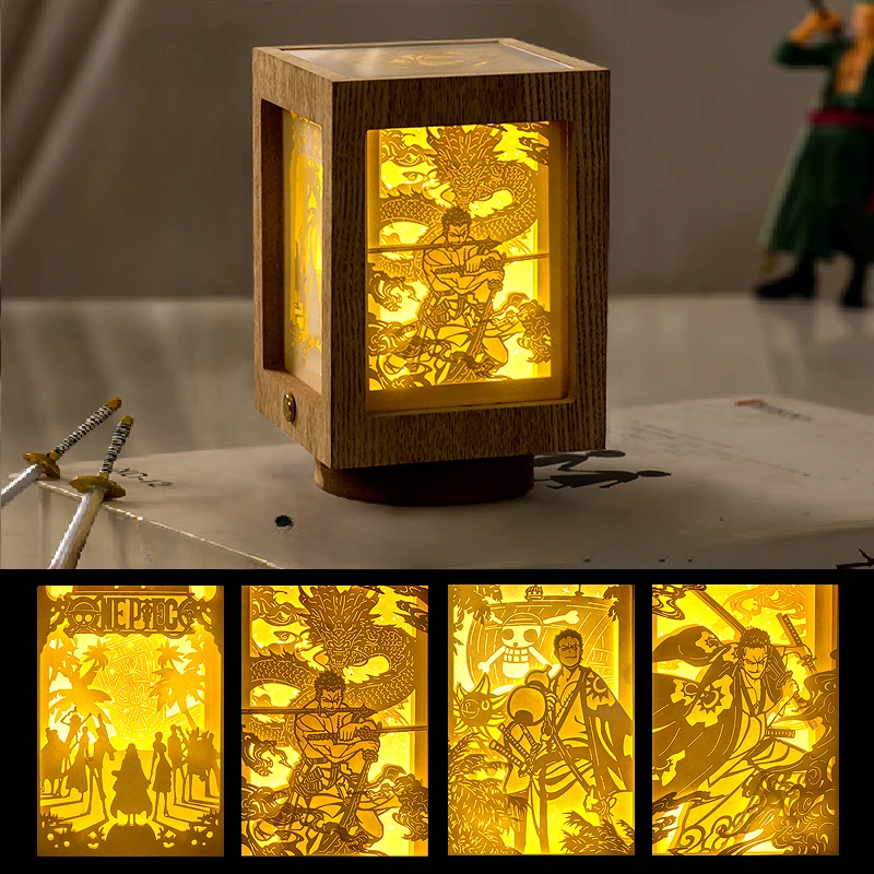 Цельная фигурка периферийные устройства Ророноа Зоро трехмерная бумажная