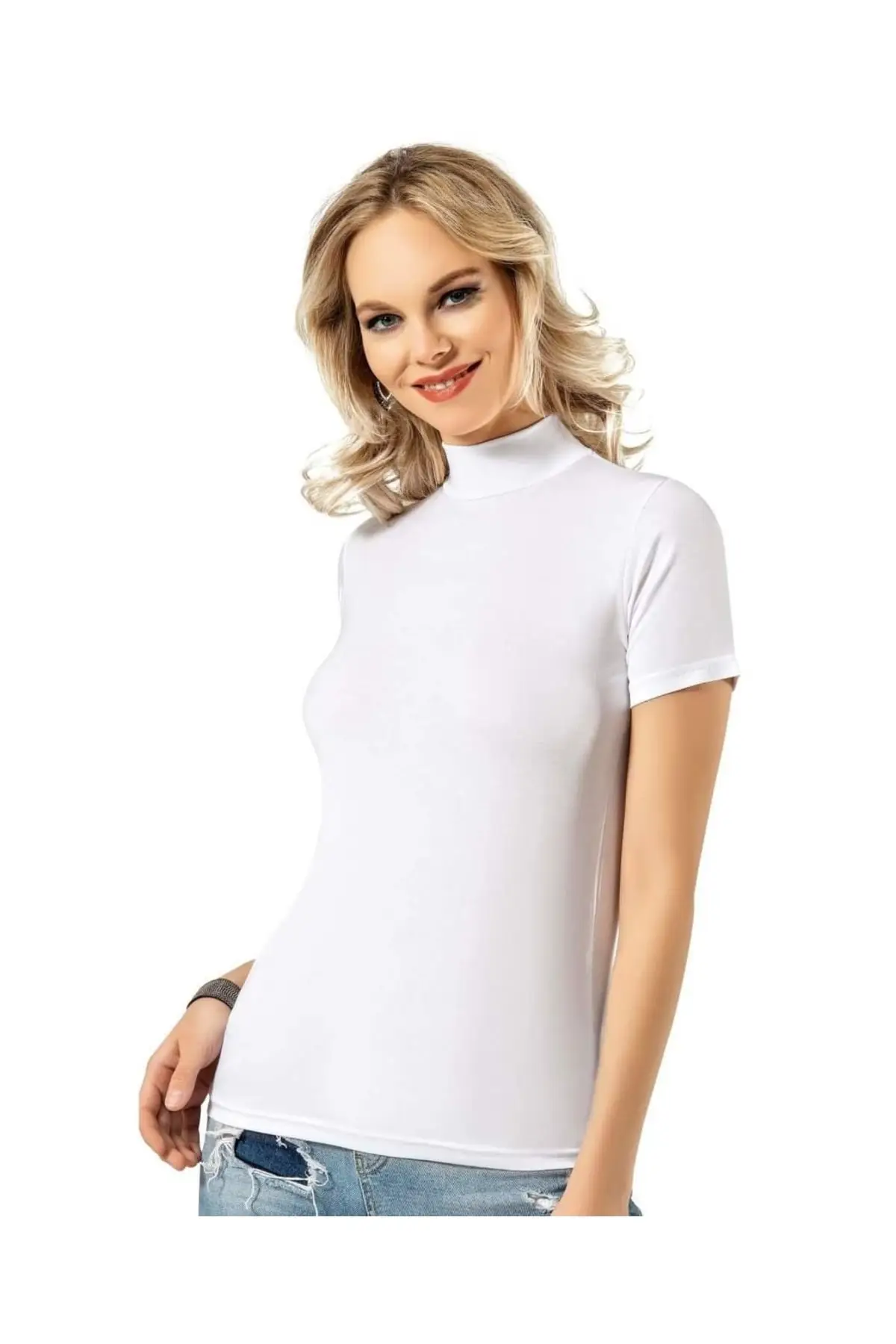 

Women's Bodysuit Short Sleeve Turtleneck Rompers Jumpsuits Sexy Sheath Skinny Summer Streetwear Outfits Overalls