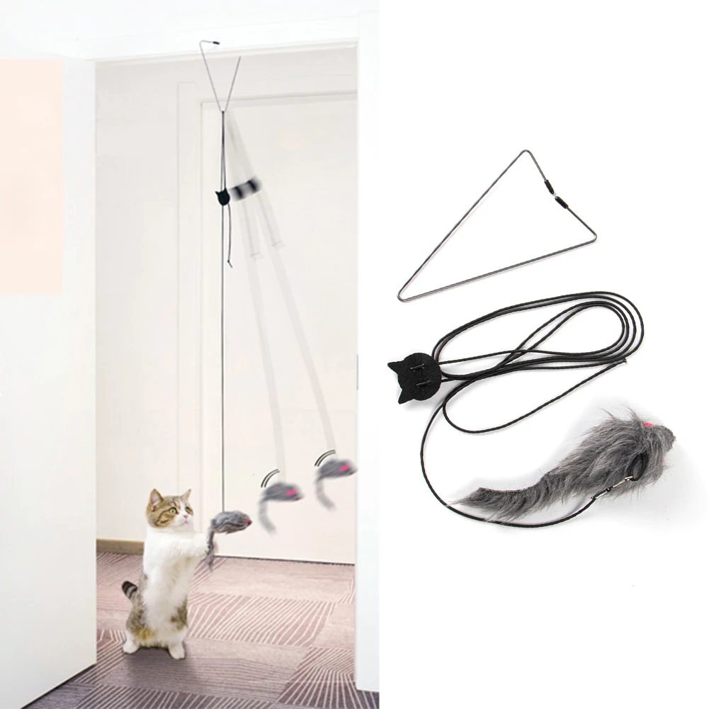 

Hanging Door Cat Toy Funny Self-Hey Self-Excited Stick Amusing Entertainment Cat Supplies Home Play Funny Interactive Kitten