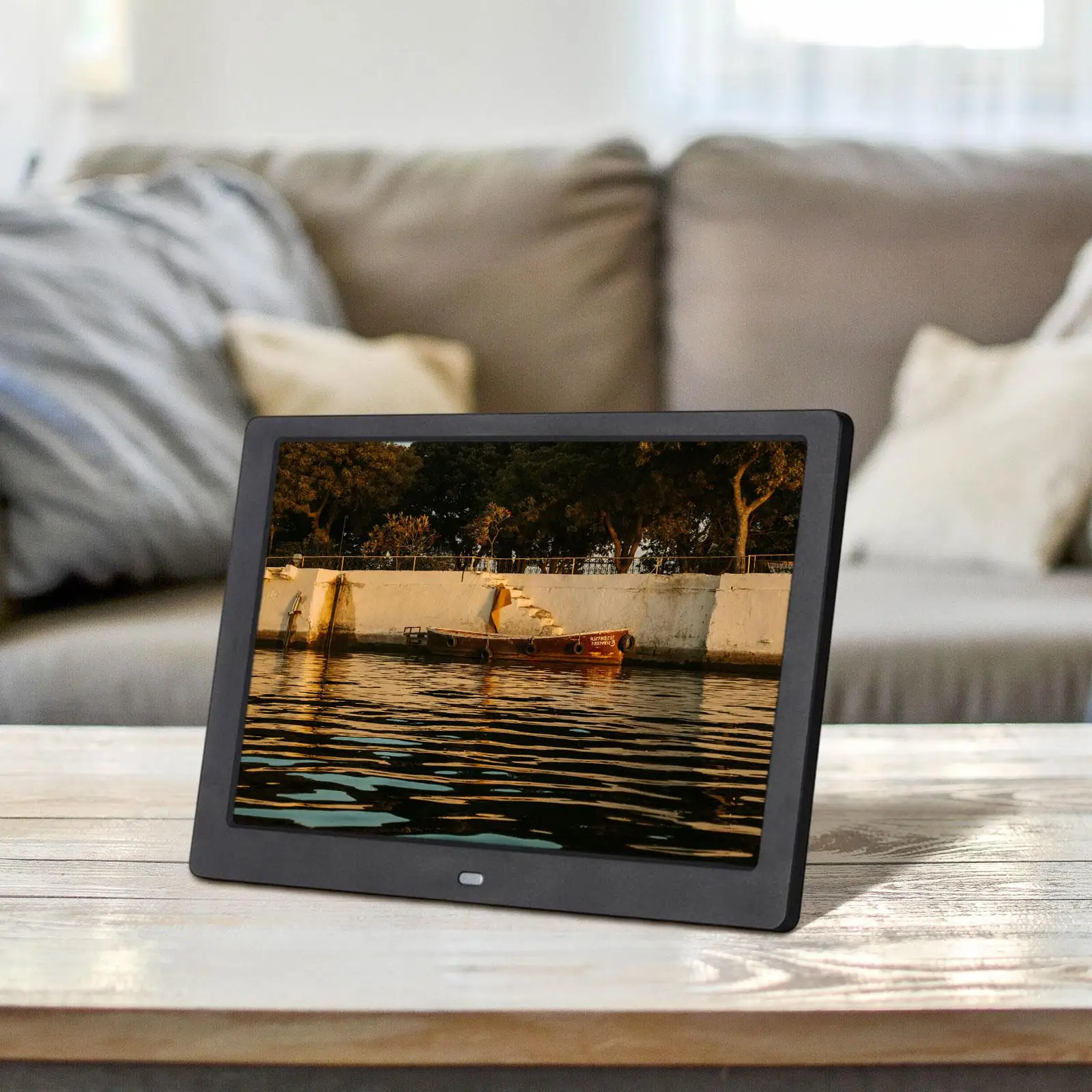 10-дюймовая цифровая фоторамка адаптер ЕС Plug and Play автоматическое вращение