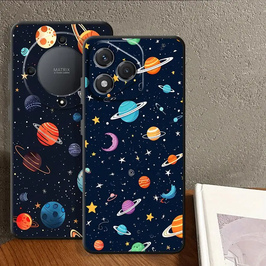 Фото Чехол Starry Sky Cosmic для Honor X8 X9a 90 Magic5Lite 8X X6 70 200 400 Lite X7 X5b, чехол для телефона №5