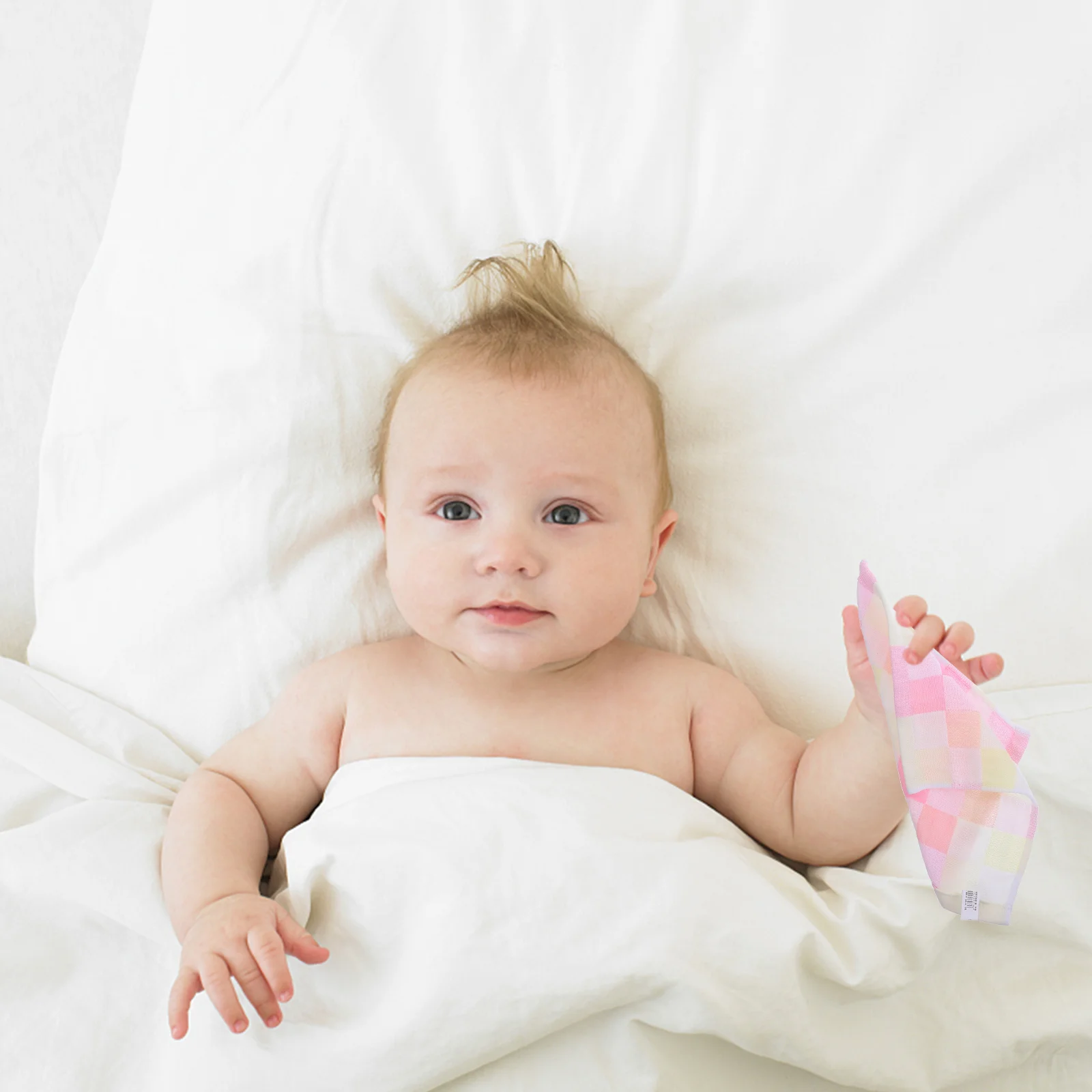 

12 Pcs Baby Cotton Burp Cloths Washcloth Towel Absorbent Burping Toddler Bath Towels Bibs
