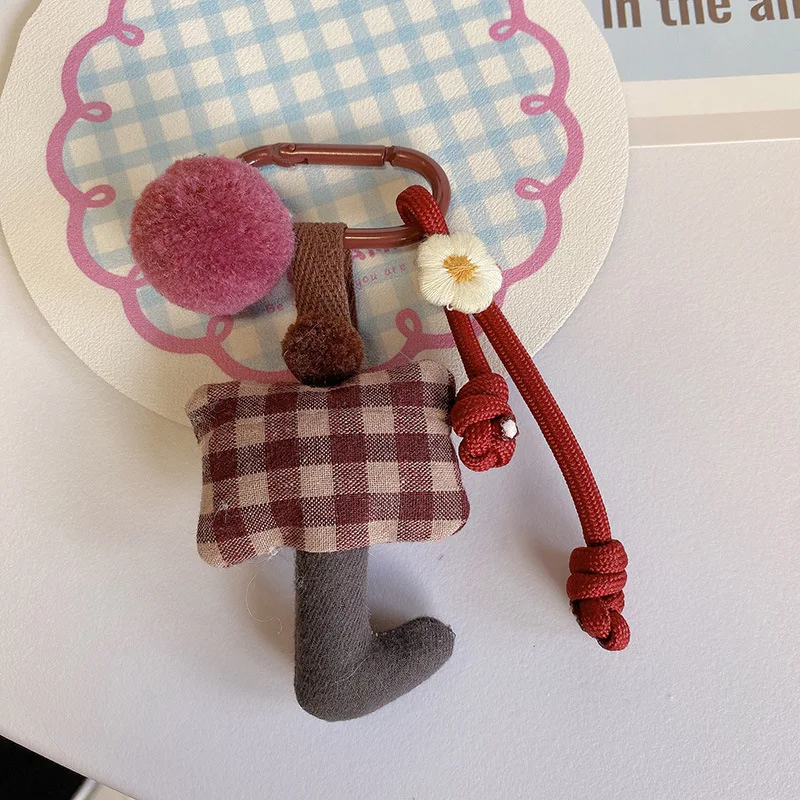 Милый брелок в виде гриба креативный ручной работы тканевые брелоки с вишней для