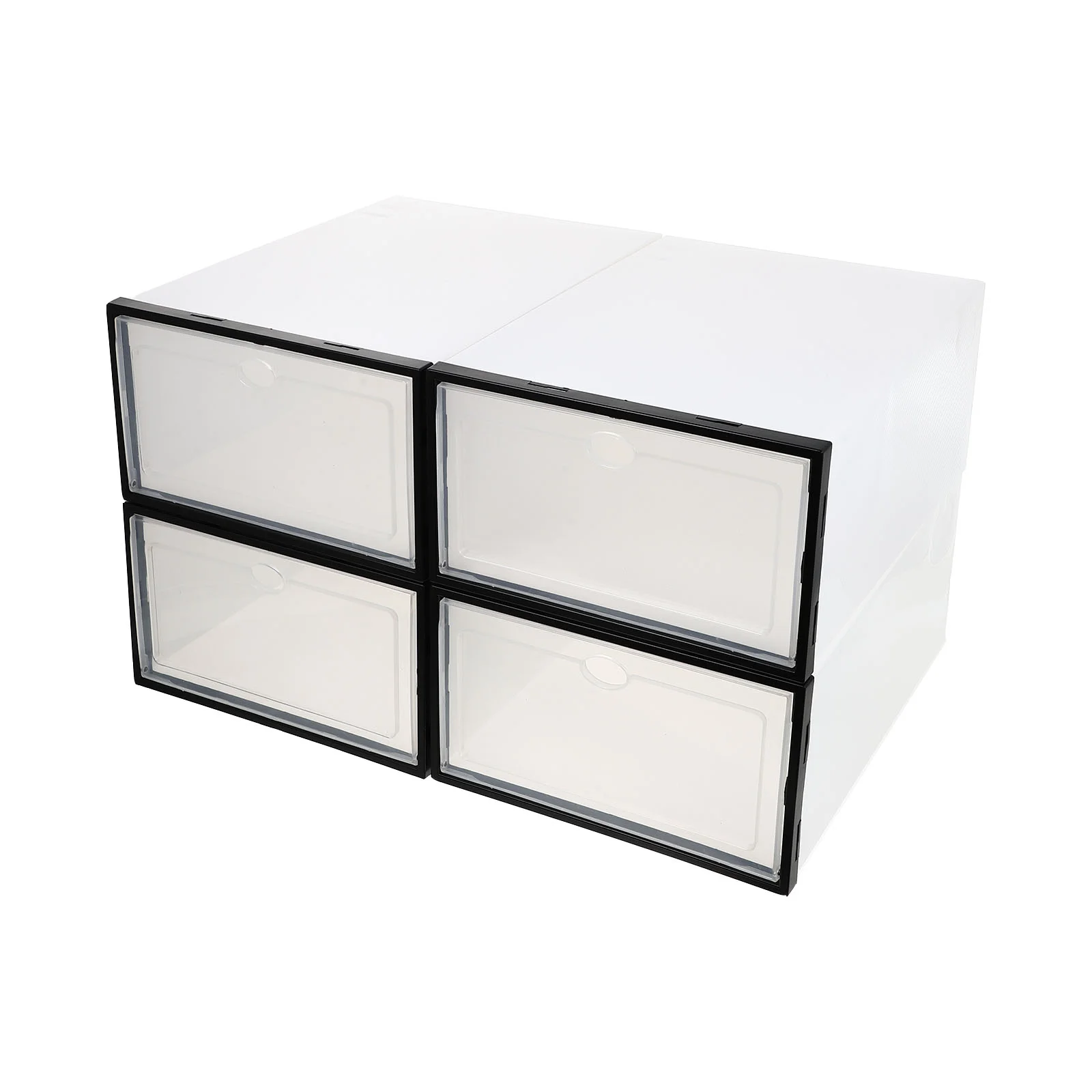 

Shoe Box Storage Shoes Display Thickened Sneaker Containers Boxes Clear Transparent Case Household Cabinet Plastic Organizer