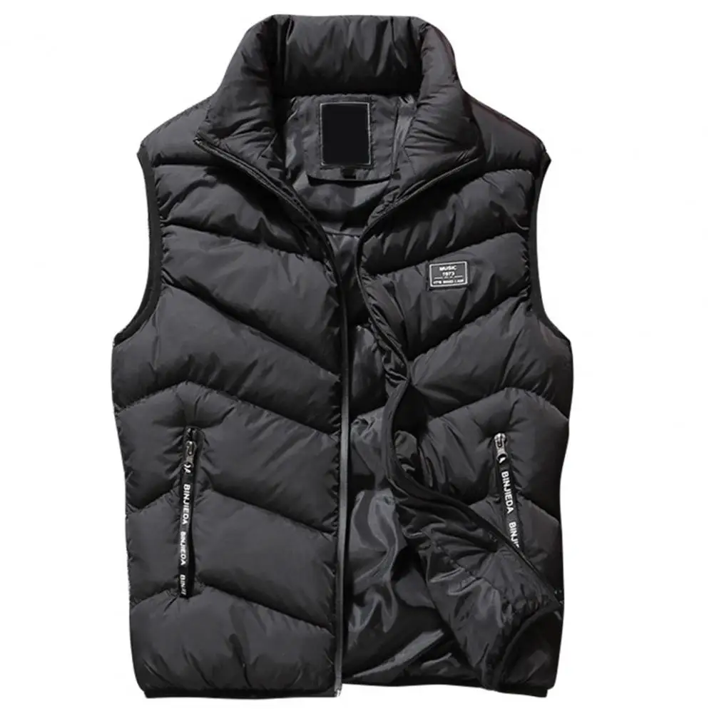 

Vest Mens Puffer Jackets Jacket Men Solid Windbreaker Coats Jacket Color Warm Down Sleeveless Chaquetas Winter Waistcoat For Men