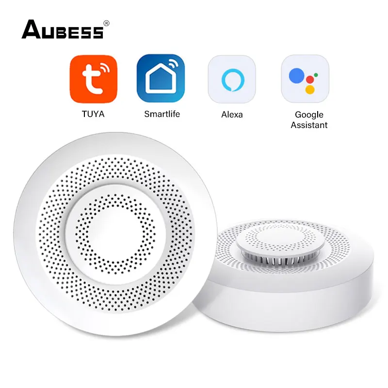 

Aubess умный WIFI датчик углекислого газа CO2 HCHO VOC формальдегидный температурный детектор сигнализации Tuya Smart Life Air Monitor Automation