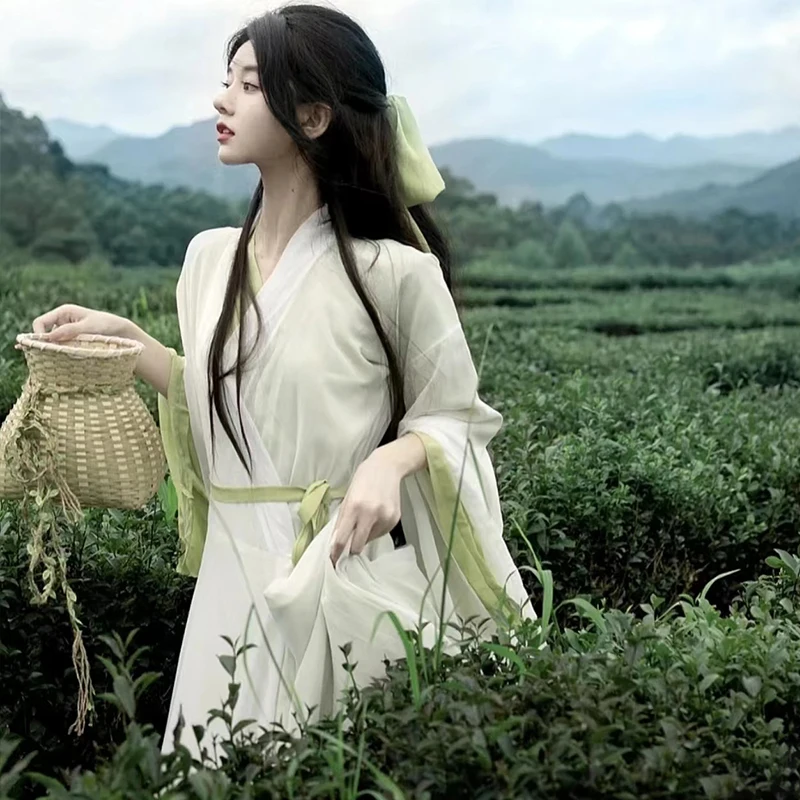 

Женское платье из шифона Вей Цзинь, стиль ханьфу
