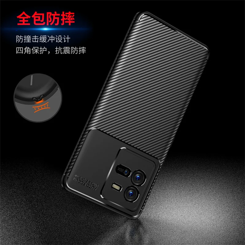 For IQOO 10 Pro Cover Case For IQOO 10 Pro Coque Shell Funda Soft Silicone Protective Business Back Bumper For Vivo IQOO 10 Pro