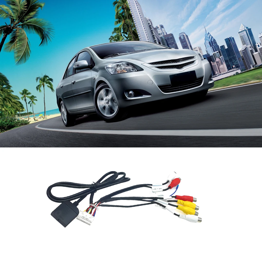 

Car Stereo Radio RCA Wire Vehicle Fitting Aux-in Adapter Navigation 20Pin Video Female Cable Cord Support 4G Sim Card Connector