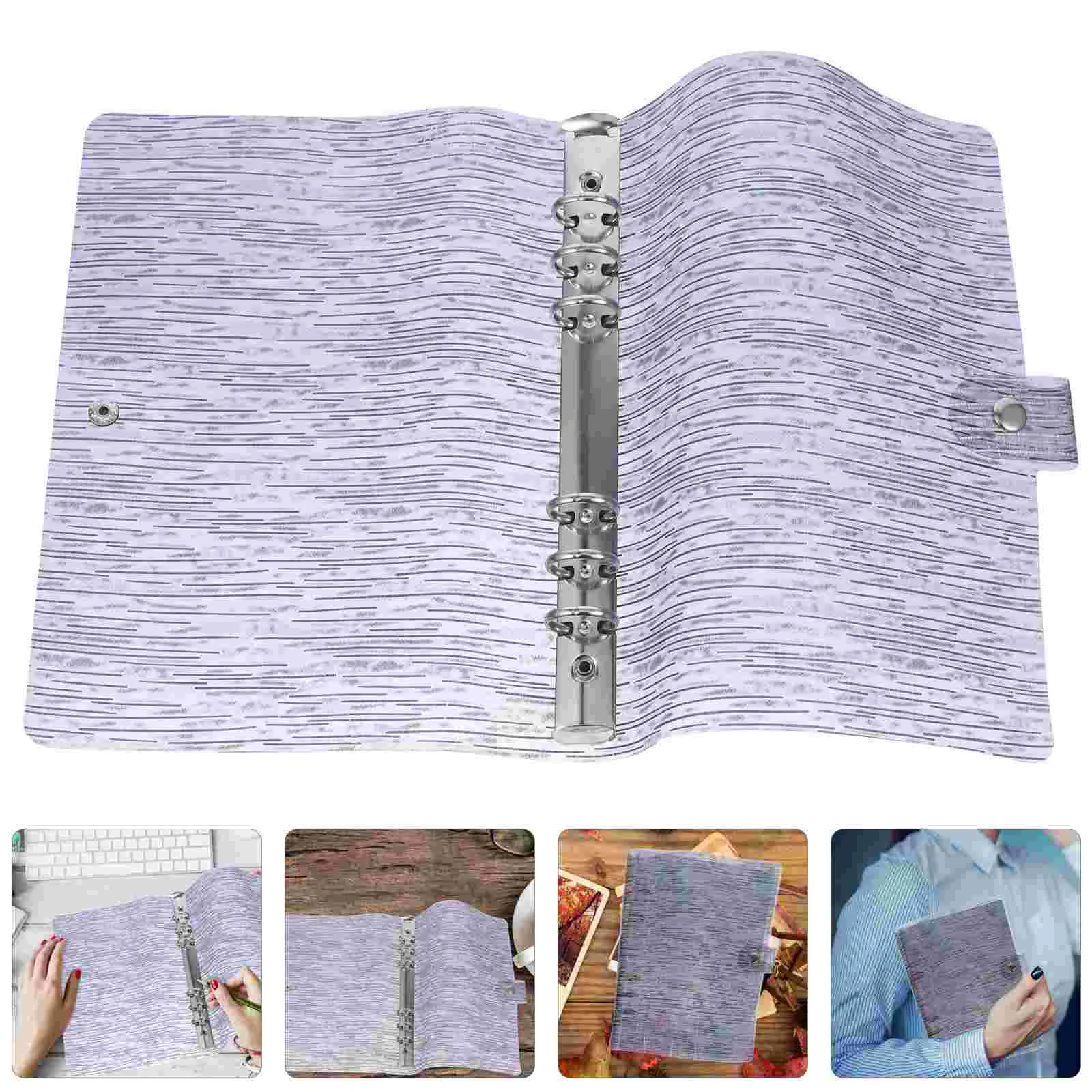 Обложка для ноутбука A5 чехол ручного счета портативный прозрачный держатель