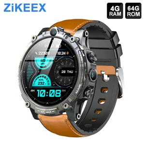 ZiKEEX V20 MAX 4G Smart Watch 4G 64GB 1000mAh Dual Camera GPS WiFi Fitness Sports Heart Rate Monitor