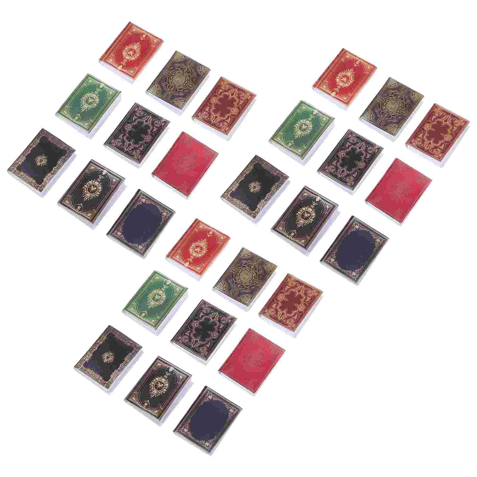 

Book Minibooks Miniaturediy House Model Play Ornament 1 12 Models Tiny Timeless Supplies Library Pretend Retro Decoration