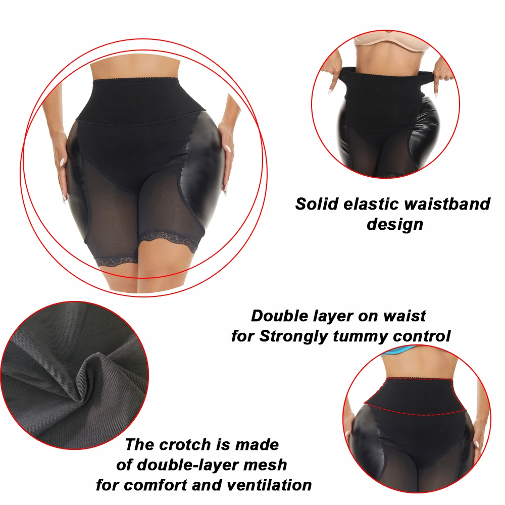 SEXYWG Body Shaper Butt Lifter Control Panties Women Sexy Hip Enhancer Big Ass Fake Booty Body Shapwear Hip Pad Shaper Panties