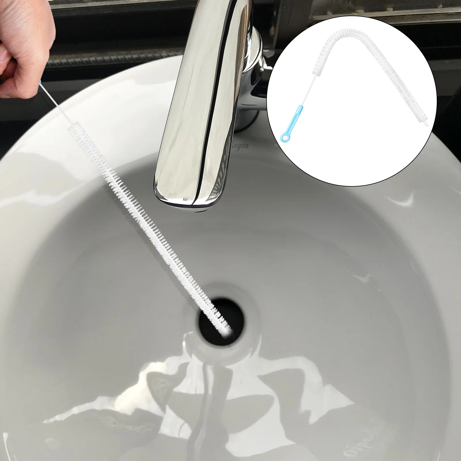 

Drain Cleaning Brush Hair Clog Remover Snake Sewer Stick Catcher Dredging Auger Sink Cleaner Overflow Tools Tool Plumbing