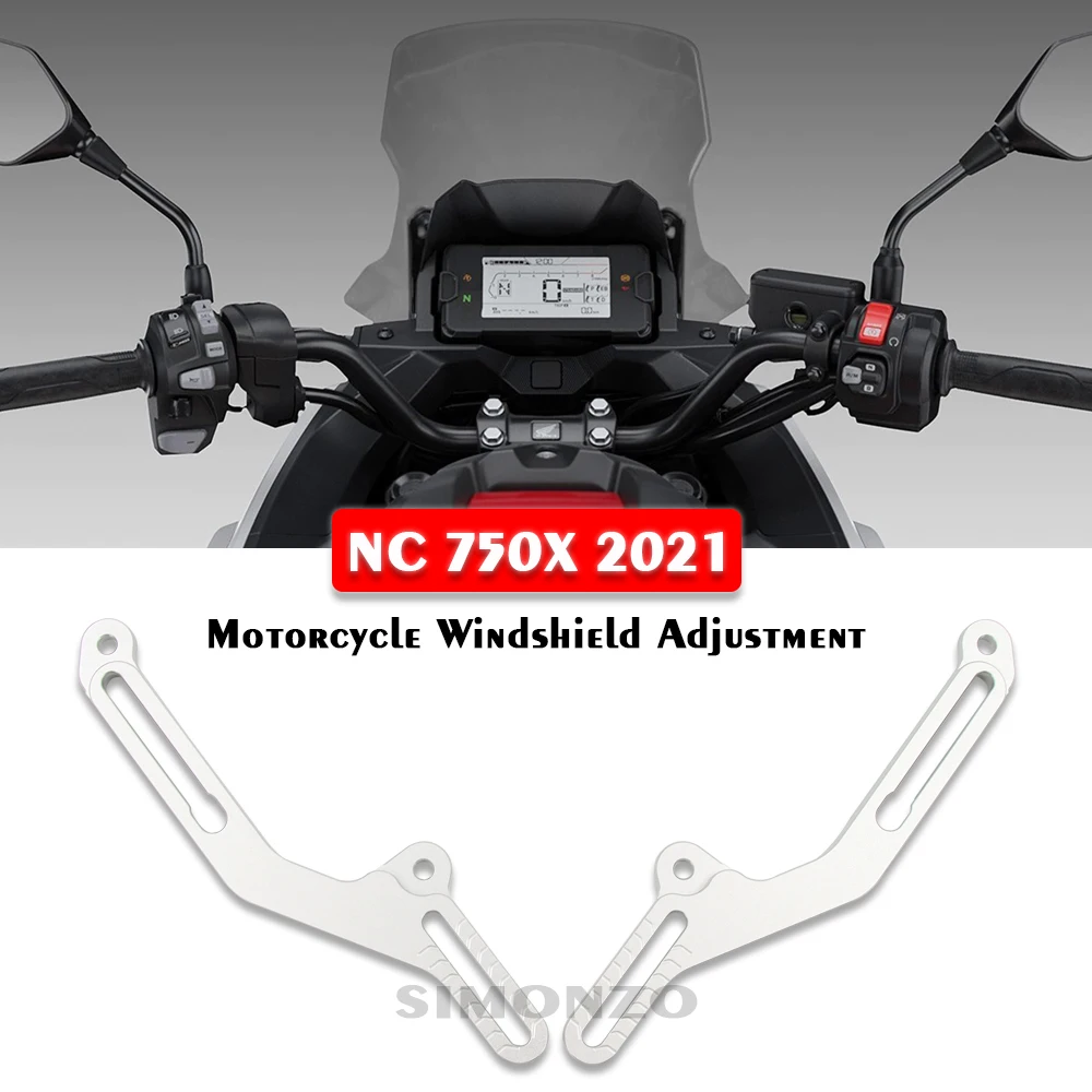 

Fit NC750X Windshield Adjustment Windscreen Motorcycle For HONDA NC 750X NC750 X Modifiy Adjustable Windscreen Bracket