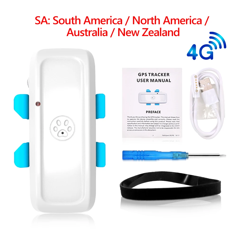 

Новый настоящий 4G GPS трекер для домашних животных TK911Pro отслеживание в реальном времени собаки искатель животных TKSTAR LTE GSM GPS локатор гусеничный гео-забор бесплатное приложение