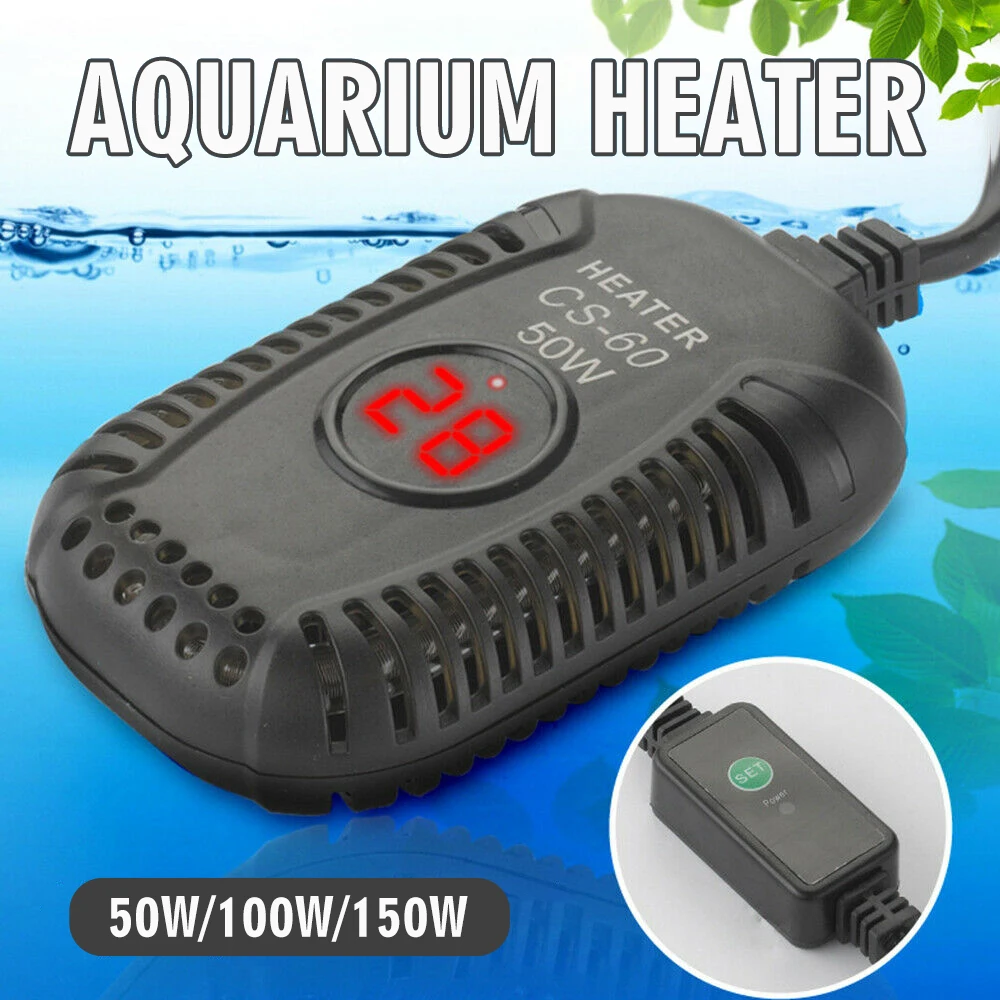 

1pc Fish Tank Heater Durable Aquarium LED Digital Display Practical US Plug Turtle Heating Rod Temperature Controller