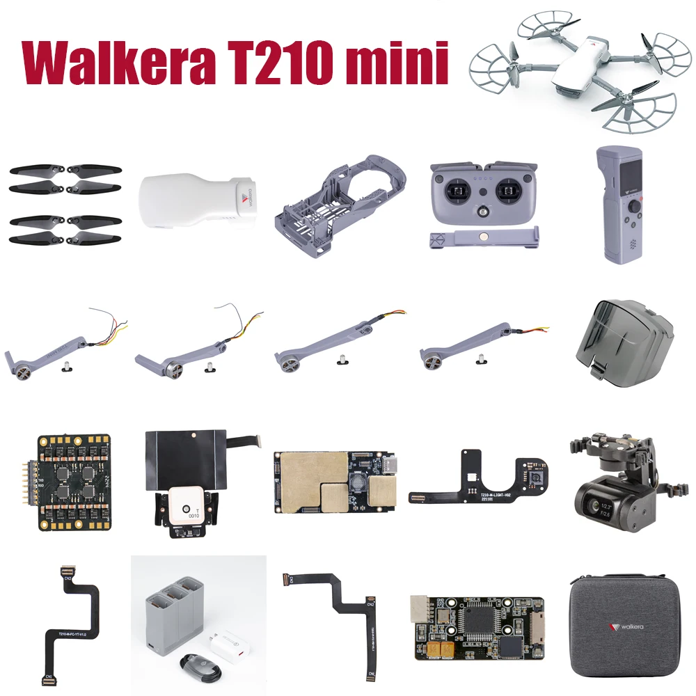 

Запасные части для мини-дрона Walkera T210 с пропеллером и корпусом двигателя