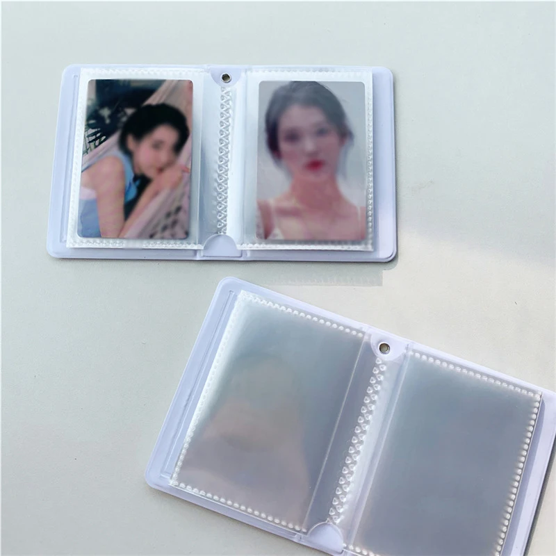 

Letter Printed Mini Photo Album 3-inch Insert Photo Album Simplicity Stylish Mini Cute Storage Book Idol Small Card Storage Book