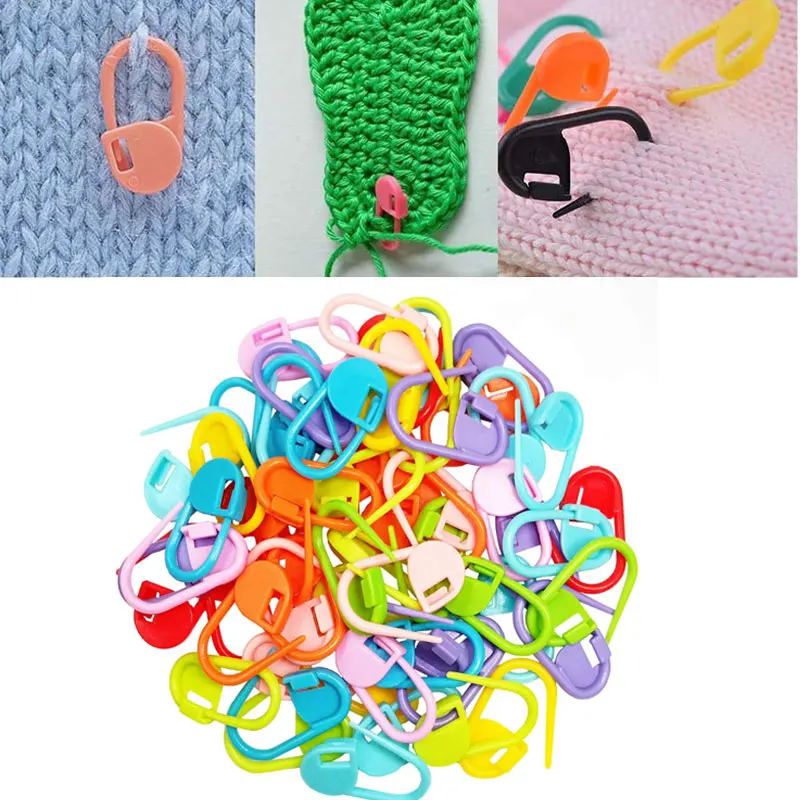 100 шт. маркеры с фиксирующей строчкой яркие мини-булавки безопасные булавки