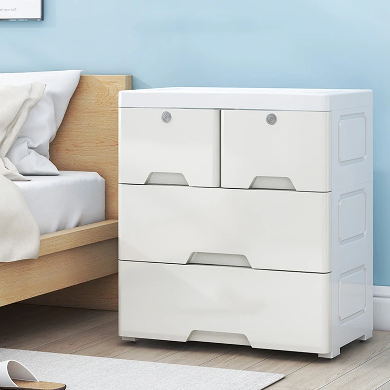 

Drawer Bedroom Nightstands Storage Nordic Multifunctional White Bedside Table Furniture Meuble Chambre Storage Furniture XY50BT