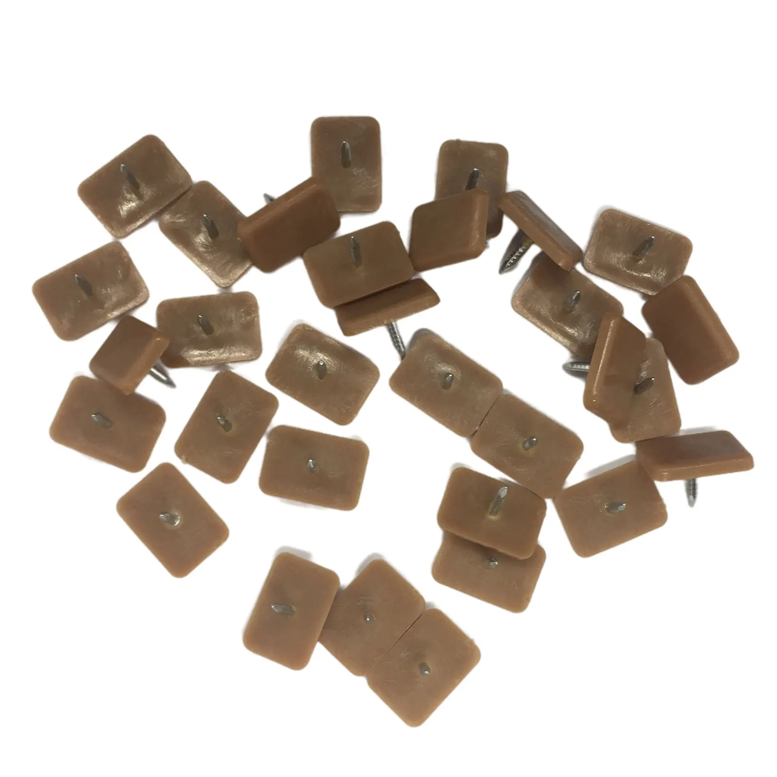 

30/60pcs 17X12mm Tack-in Drawer Glides Set Plastic Sliding Nail Furniture Drawer Tack Glide Simple Installation Durable