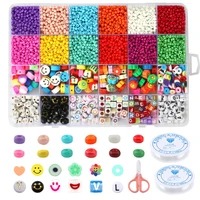 diy letter seed beads kit for diy bracelet necklace earrings glass seed beads and pliers tool for jewelry making beaded pendant