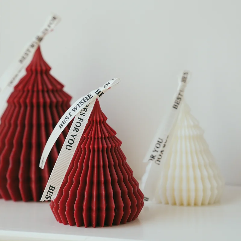 

Christmas Candle Scented Ornament Party Companion Gift Cross Border Christmas Tree Scented Candle Candle Jar Candelabras